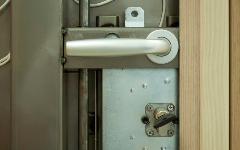 Porte blindée